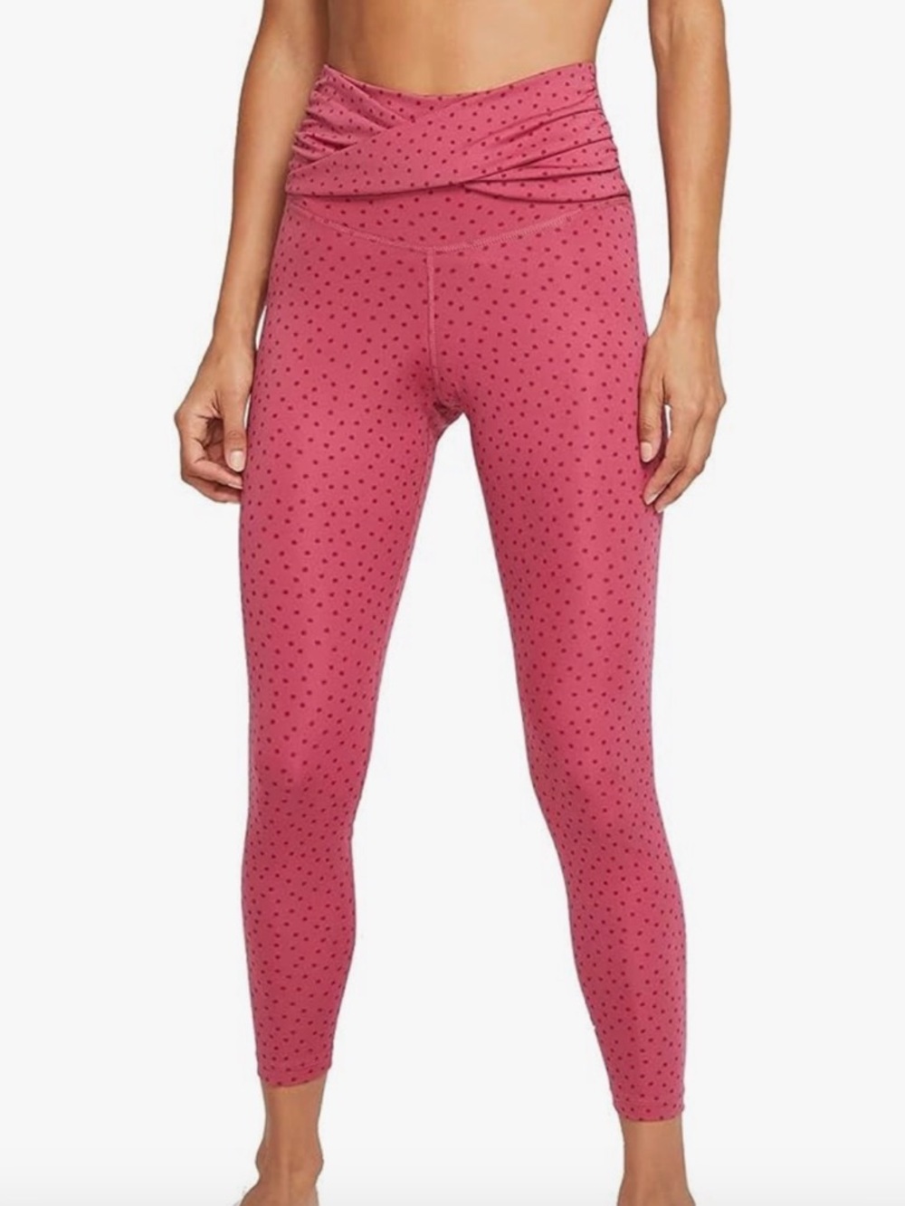 Nike Yoga Dots Twist Capri Tights